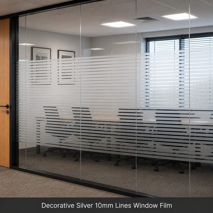 Decorative Silver 10mm Lines